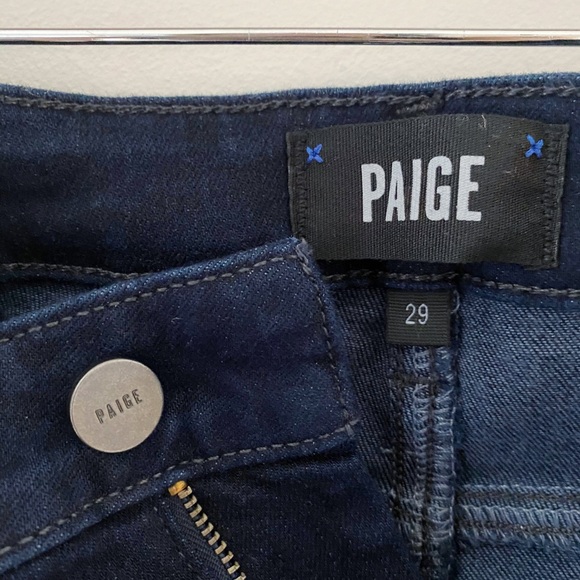 Size 29 wide leg dark Paige jeans - Picture 3 of 3